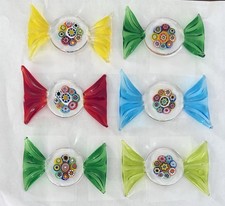 Murano Style Hand-Blown Art Glass Candy Decorative Pieces (Lot of 4 Auction Lots) — listing 3