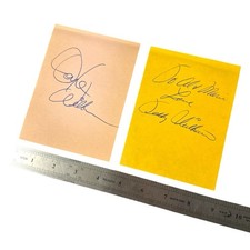 The Wilburn Brothers (Teddy & Doyle) Signed Decca Records Promotional Photo, WSM Grand Ole Opry, 8x10 Black & White, circa 1950s — listing 2