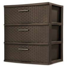 Sterilite 3-Drawer Wide Weave Storage Tower (Pair) — listing 6