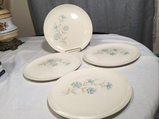 Taylor Smith & Taylor "Ever Yours" Boutonniere Dinner Plate, Blue Cornflower Pattern — listing 2