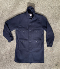 Filson Mackinaw Wool Cruiser Jacket in Blue & Black Buffalo Plaid — listing 5