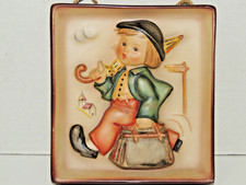 Goebel Hummel Wall Plaque Depicting Girl Carrying Cake, Relief Molded Ceramic — listing 6