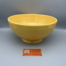 Vintage Fiesta Original Turquoise Footed Two-Handled Salad/Serving Bowl — listing 2