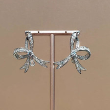 Swarovski Crystal Marquise Double-Drop Pierced Earrings — listing 4