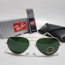 Ray-Ban Aviator Large Metal Polarized Sunglasses RB3025 004/58 62mm — listing 4