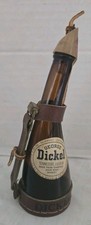 George Dickel Tennessee Whisky Miniature Bottle / Mini Decanter with Leather Wrap — listing 3