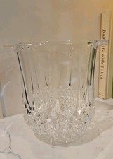 Cristal d'Arques Longchamp Crystal Champagne/Ice Bucket with Gold Rim