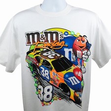Vintage NASCAR #19 Yellow Freight Racing T-Shirt, Size XL, New in Package