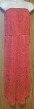 Maurices Black Tan Brown Ombre Tie-Dye Strapless Maxi Dress, Size XL — listing 5