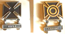 US Army Marksman Qualification Badge with Rifle Bar — listing 3