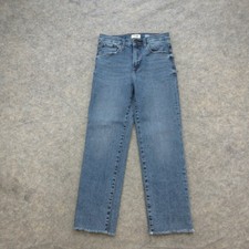Kensie Jeans The Allie High Rise Slim Distressed Raw Hem Jeans Size 8 — listing 3