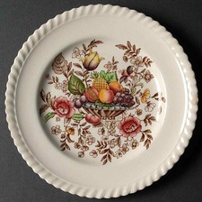 Johnson Bros "Pomona" Windsor Ware Rimmed Soup/Cereal Bowl with Fruit Transferware Pattern — listing 6