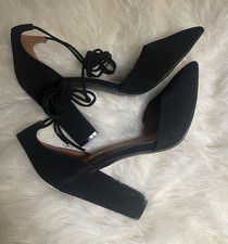 X2B Nude Block Heel Ankle-Strap Sandals, Size 10, Zipper Back — listing 3
