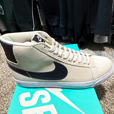 Nike SB Blazer Mid Skateboarding Shoe - Binary Blue / Gum, Youth 7Y — listing 2