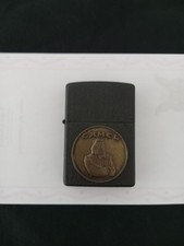 Zippo Camel Brushed Chrome Lighter with Raised Camel Emblem in Original Box — listing 5