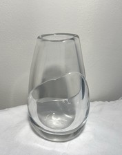Orrefors Sven Palmqvist Smokey Charcoal Art Glass Vase, Signed 3918/138 — listing 3