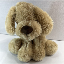 Plush Stuffed Puppy Dog Toy, White with Brown Ears — listing 5