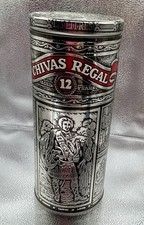 Vintage Chivas Regal 12 Year Whisky Bottle Presentation Tin with Bottle-Shaped Insert — listing 4