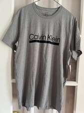 Calvin Klein Men's Teal Logo Graphic T-Shirt, Size L — listing 5