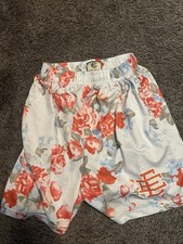 Eric Emanuel EE Basic Shorts Floral Blue Mesh — listing 5