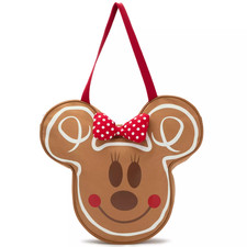 Disney Parks Minnie Mouse Big Face Graphic T-Shirt with Glitter Bow — listing 5