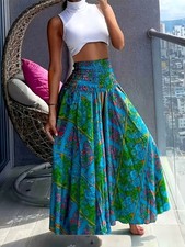 Women's Red-Orange Wide-Leg Elastic-Waist Pull-On Palazzo Pants, Size 16 — listing 2