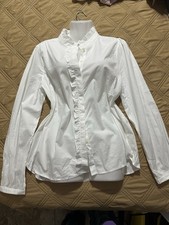 Lot of 3 Women's Blouses/Tops - Sequin Vest, Embroidered Silky Blouse, Burgundy Lace Top — listing 5