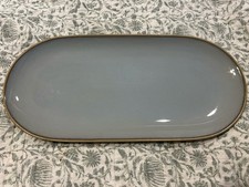 Magnolia (Hearth & Hand / Magnolia Home) White Stoneware Oval Serving Platter in Woven Rattan Basket Holder — listing 3