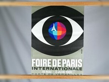 Original 1974 Foire de Paris 'Salon des Ensembliers' French Exhibition Poster, Framed — listing 2