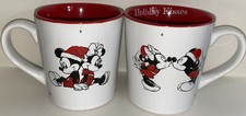 Disney Mickey & Minnie Mouse "Holiday Kisses" Melamine Christmas Plates, Set of 2 — listing 5