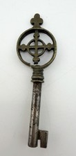 Set of 3 Vintage Ornate Skeleton Barrel Keys with Filigree Bows