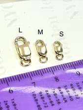 Gold-Tone Jewelry Making Findings Lot - Jump Rings, Chain & Small Components — listing 2
