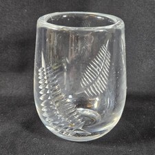 Orrefors Sven Palmqvist Smokey Charcoal Art Glass Vase, Signed 3918/138 — listing 5