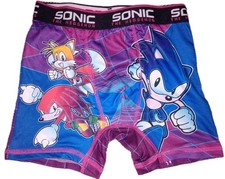 Boys Character Boxer Briefs Underwear Bundle - Sonic the Hedgehog & TMNT (5-Pack) Medium — listing 4