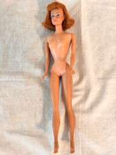 Vintage 1960s Mattel Midge Doll, Brunette with Freckles and Blue Eyes, Straight Leg Body — listing 6