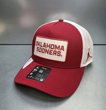 Vintage Oklahoma Sooners Red Mesh Football Jersey with Diagonal SOONERS Stripe — listing 2