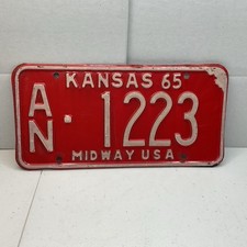 Vintage 1994 Kansas Wheat Design License Plates - Pair (CUV 474 & EFC 001) — listing 4