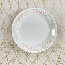 Vintage Peach/Orange Banded Dinnerware Set (Cups, Saucers, Plates, Bowls, Covered Tureen, Butter Dish, Creamer, Sugar, Pitcher, Salt & Pepper)