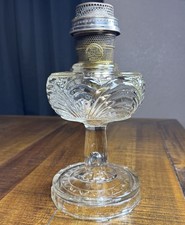 Aladdin Washington Drape Clear Glass Kerosene Oil Lamp Model B — listing 3
