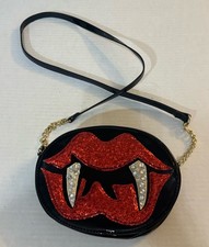 Betsey Johnson Vampire Halloween Mini Backpack Spiderweb Crossbody Bag — listing 6
