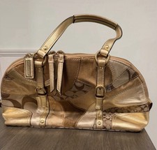 Coach Signature Patchwork Satchel Handbag (Style 10816) — listing 6