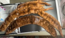Vintage Mid-Century Mink Fur Stole/Cape Wrap with Satin Lining — listing 3
