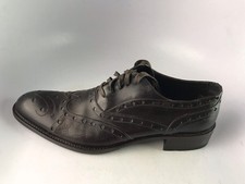 Doucal's Handmade Italian Leather Brogue Oxfords, Brown, EU 43 — listing 6