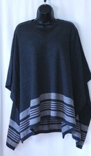 Orvis Women's V-Neck Knit Poncho Top in Camel/Tan — listing 6