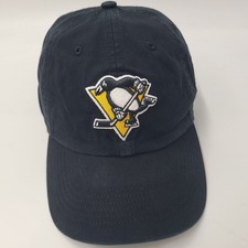 Pittsburgh Penguins '47 Brand NHL Adjustable Dad Hat, Cream/White — listing 2