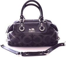 Coach Madison Op Art Sateen Maggie Shoulder Bag
