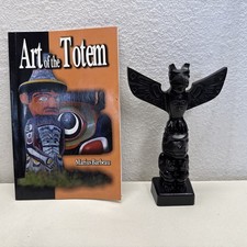 Boma Argillite-Style Resin Totem Pole Replica, Northwest Coast Design — listing 6