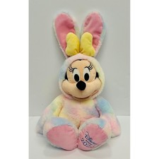 Disney Minnie Mouse Easter Bunny Costume Plush with Carrot, Pastel Tie-Dye, listing 6