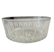 Arcoroc France Diamant Pattern Pressed Glass Bowl — listing 6