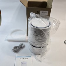 Meleden Portable Desktop Air Purifier, White, USB Rechargeable